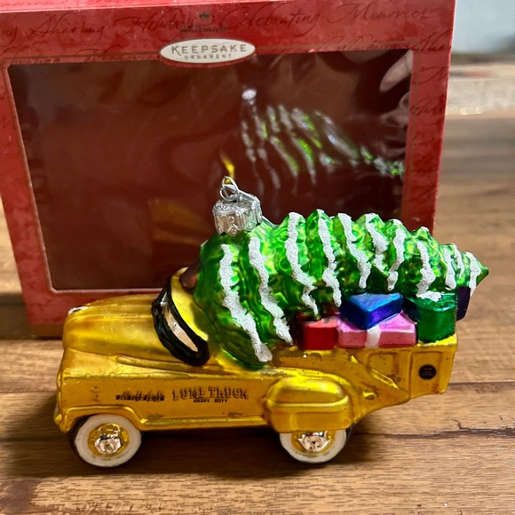 Hallmark • 2000 • 1955 Murray Dump Truck • Blown Glass • Ornament • W/ Box - Picture 2 of 14